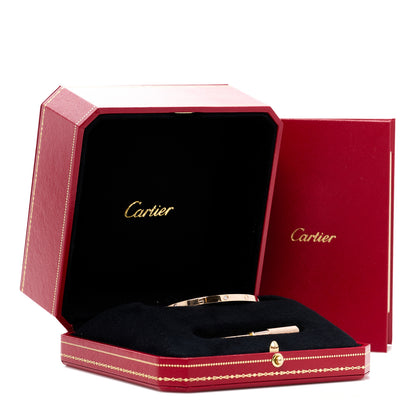 Cartier 18K Pink Gold 6 Diamond Small LOVE Bracelet 15 5 of 5