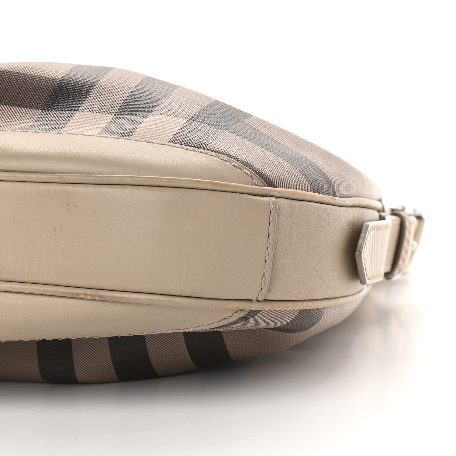 Burberry Smoked Check Brooklyn Hobo Trench 8 of 11