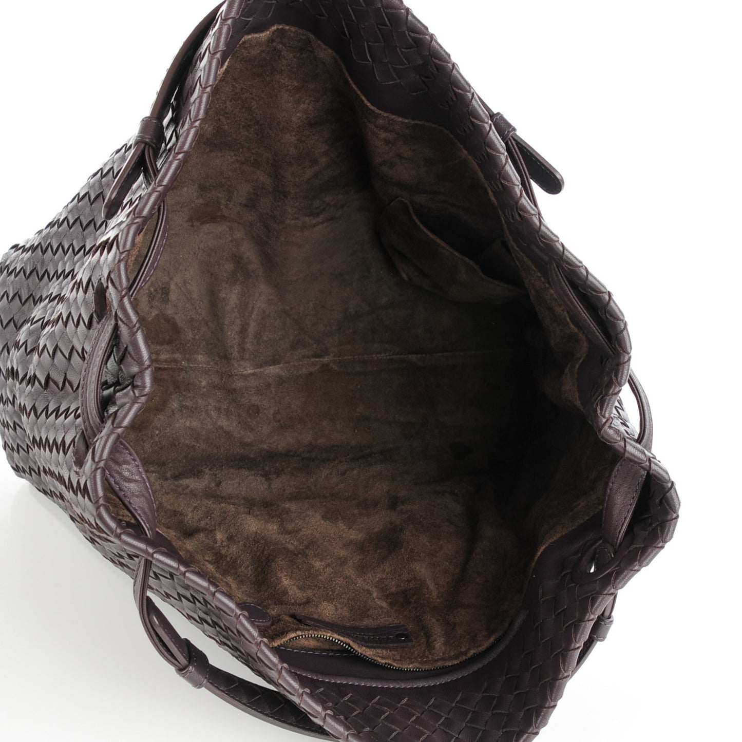Nappa Intrecciato Medium Garda Bag Quetsche