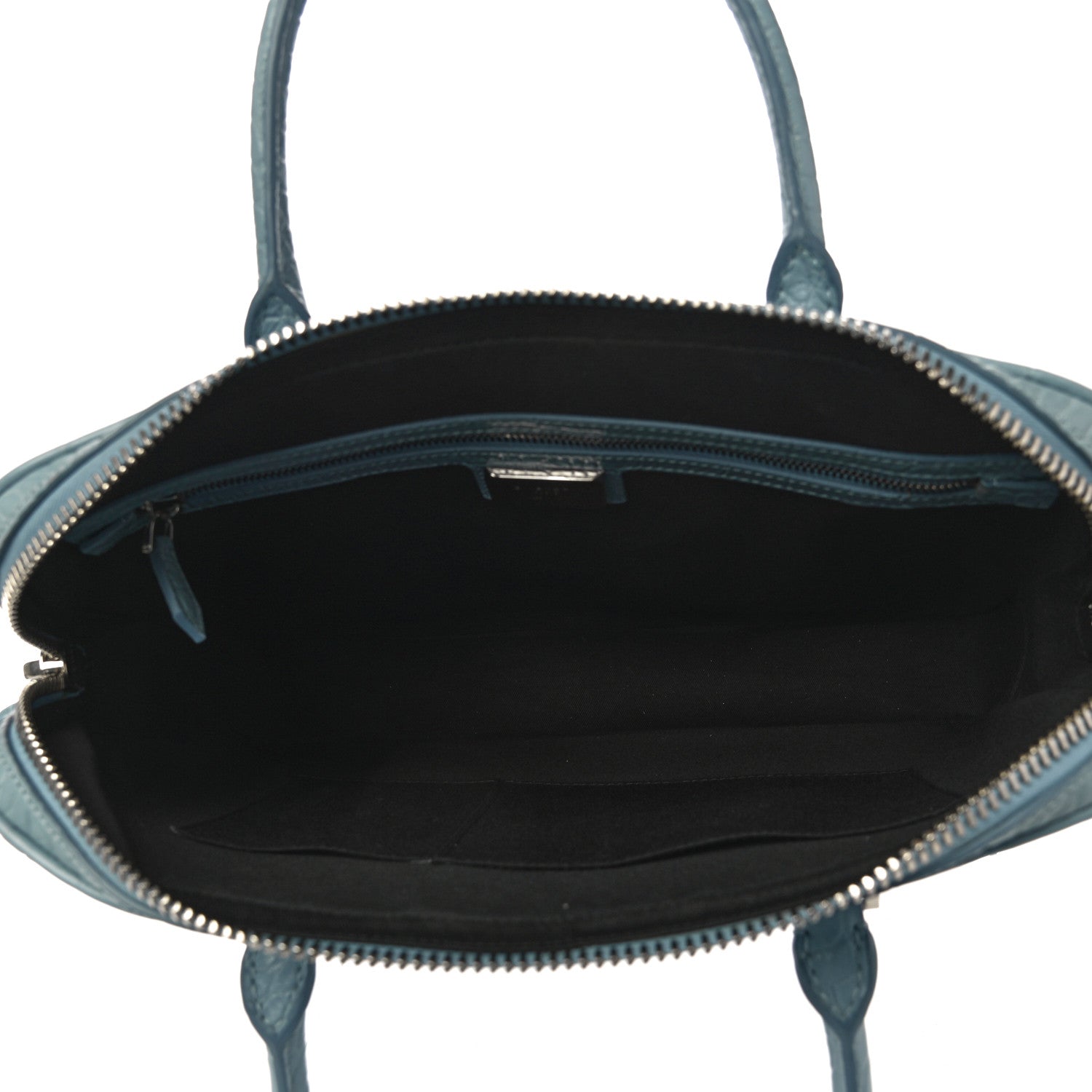 Givenchy Crocodile Embossed Briefcase Light Blue 5 of 9