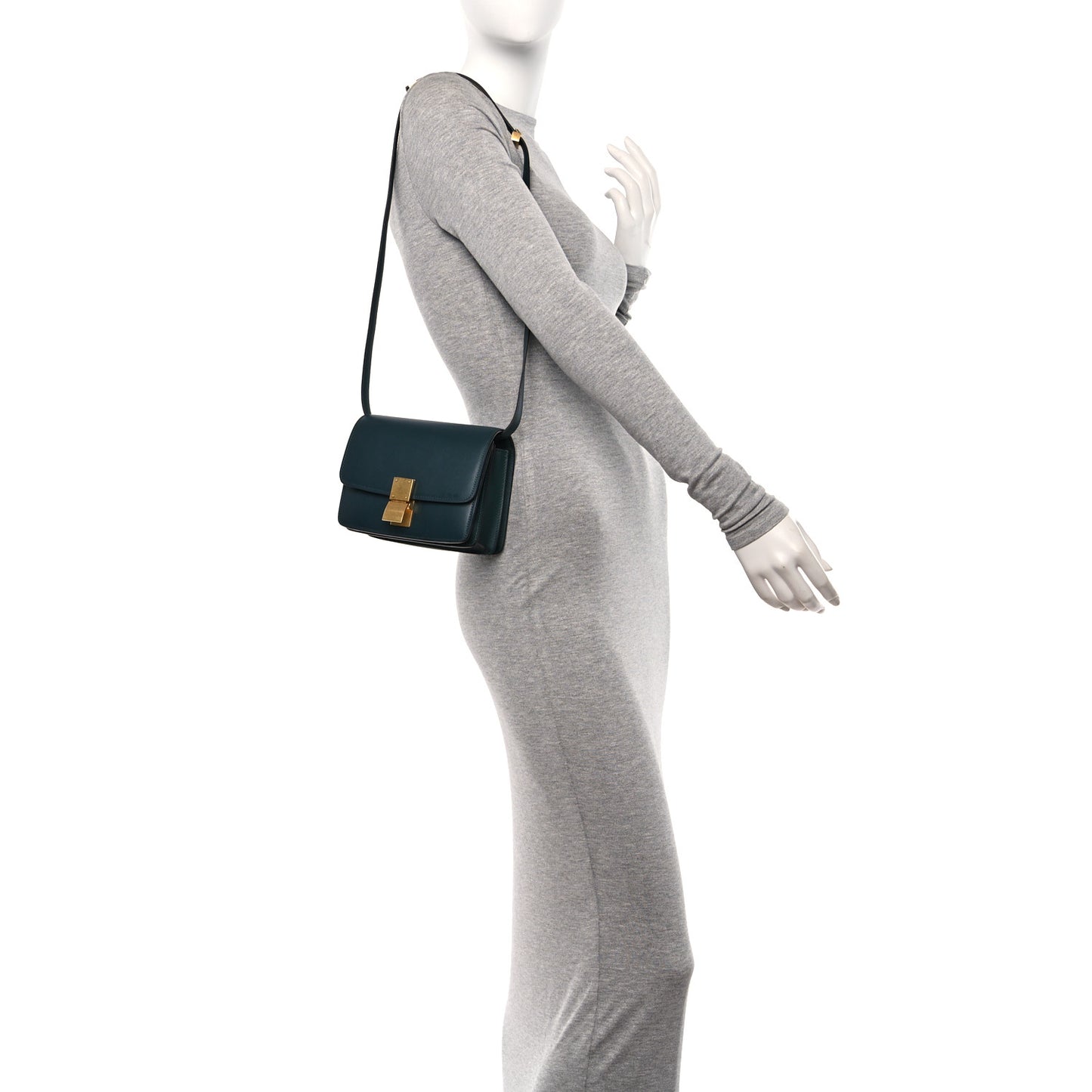 Box Calfskin Small Classic Box Flap Bag Amazone