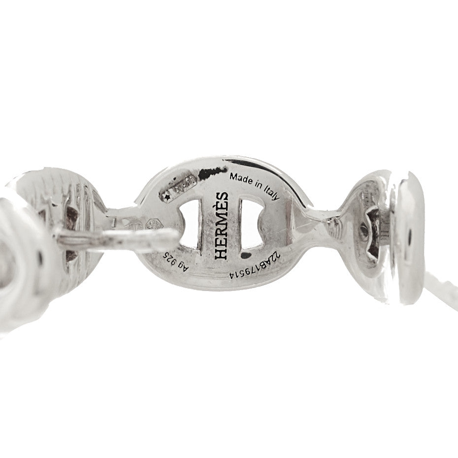 Sterling Silver Chaine D'Ancre Enchainee Climber Earrings