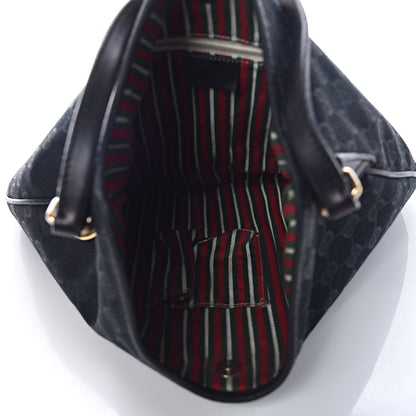 Gucci Monogram Medium New Britt Hobo Black 5 of 16