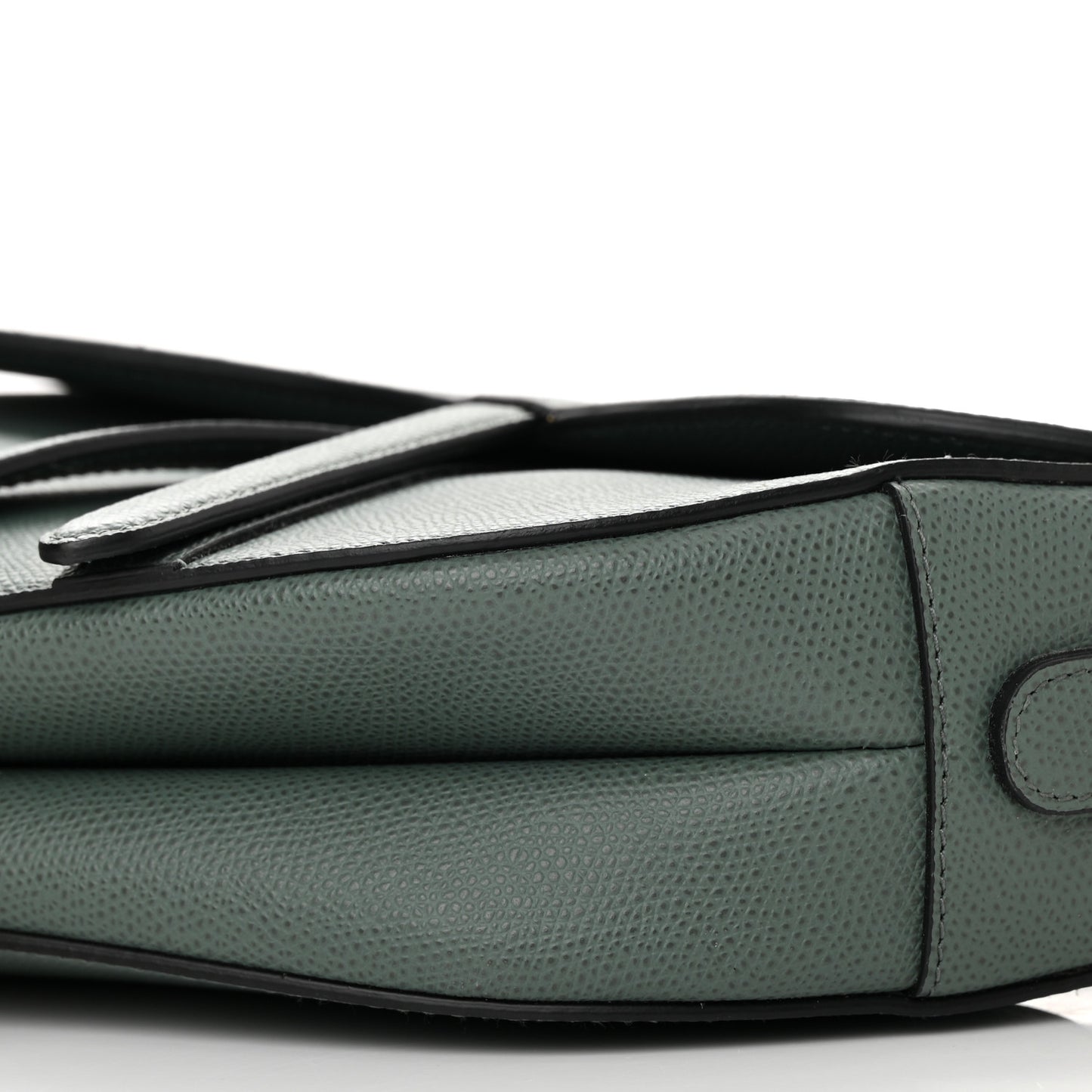 Grained Calfskin Saddle Bag Orage