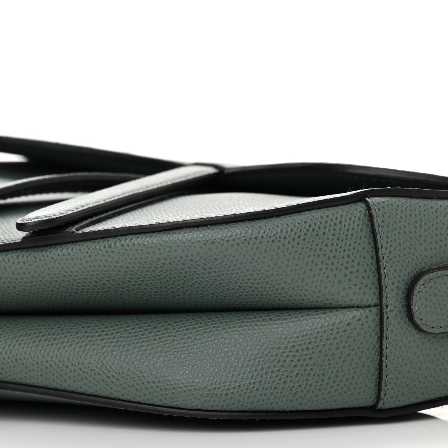 Christian Dior Grained Calfskin Saddle Bag Orage 9 of 12
