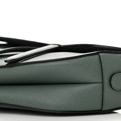 Christian Dior Grained Calfskin Saddle Bag Orage 9 of 12