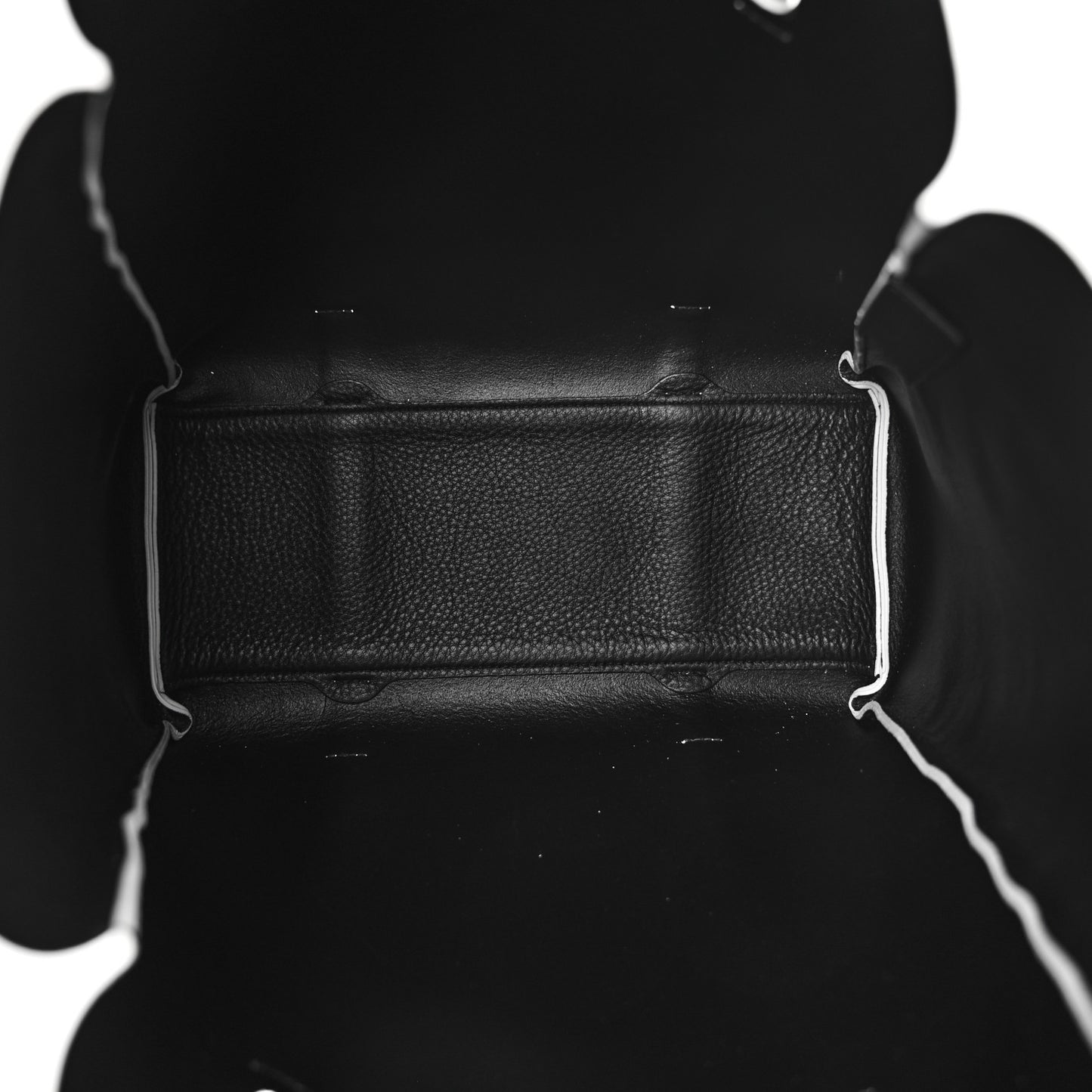 Veau Baltimore Double Sided Small Everyday Tote Optic White Black