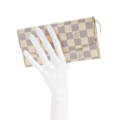 Louis Vuitton Damier Azur Emilie Wallet 2 of 8