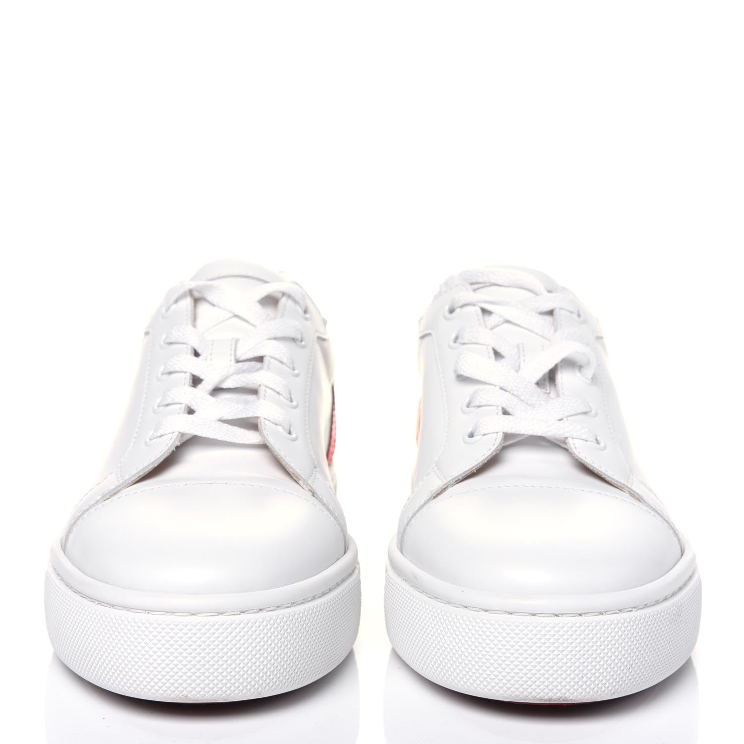 Christian Louboutin Calfskin Womens Arkenspeed Sneakers 38 White Multi 2 of 13
