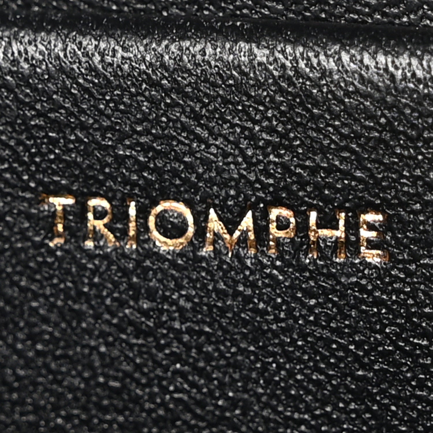 Celine Shiny Calfskin Medium Triomphe Black 7 of 10