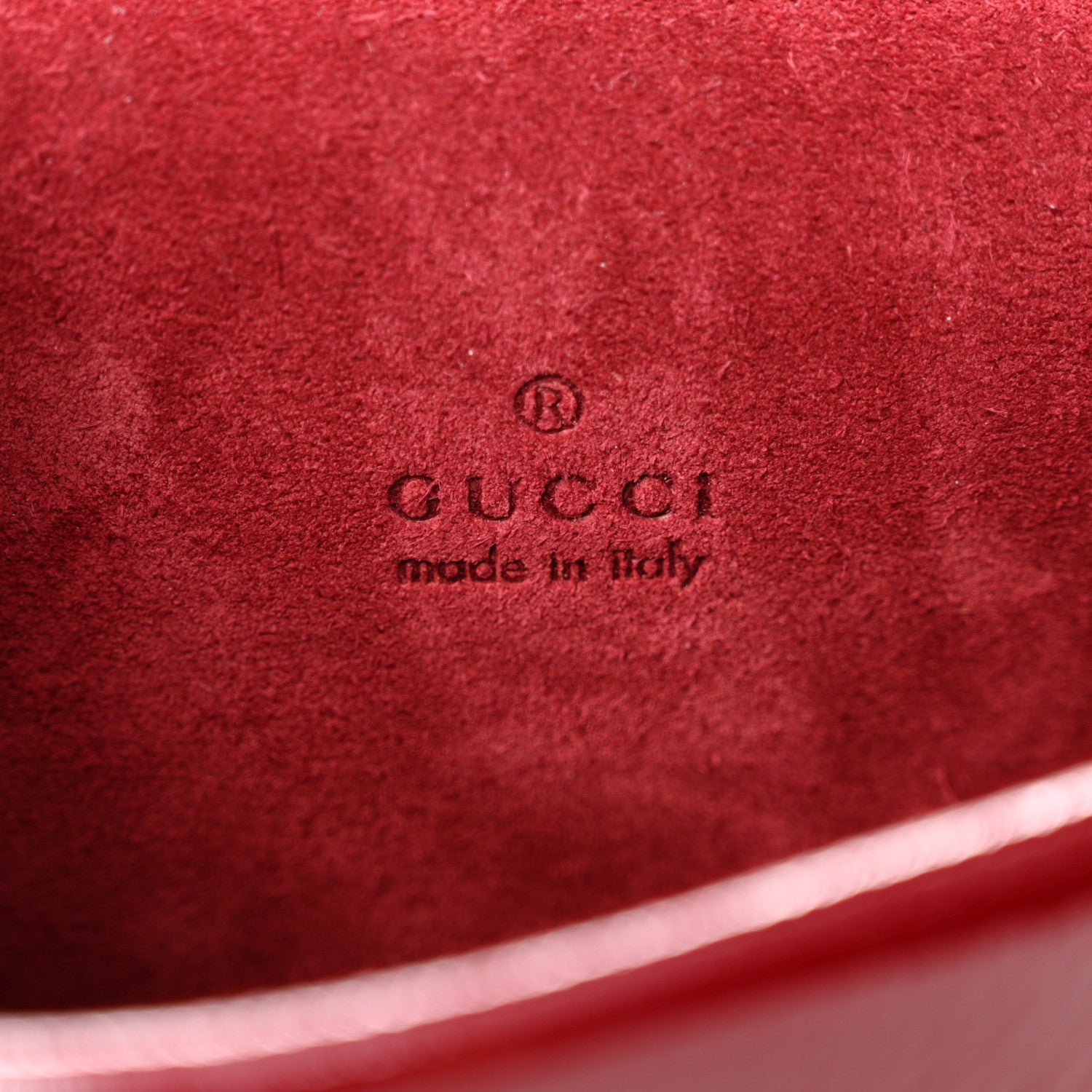 Gucci Crinkled Patent Mini Dionysus Shoulder Bag Rosso Ancora Red 6 of 9