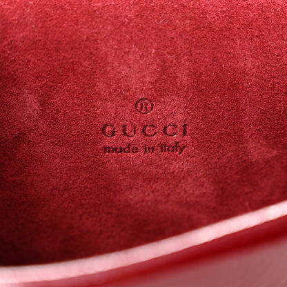 Gucci Crinkled Patent Mini Dionysus Shoulder Bag Rosso Ancora Red 6 of 9