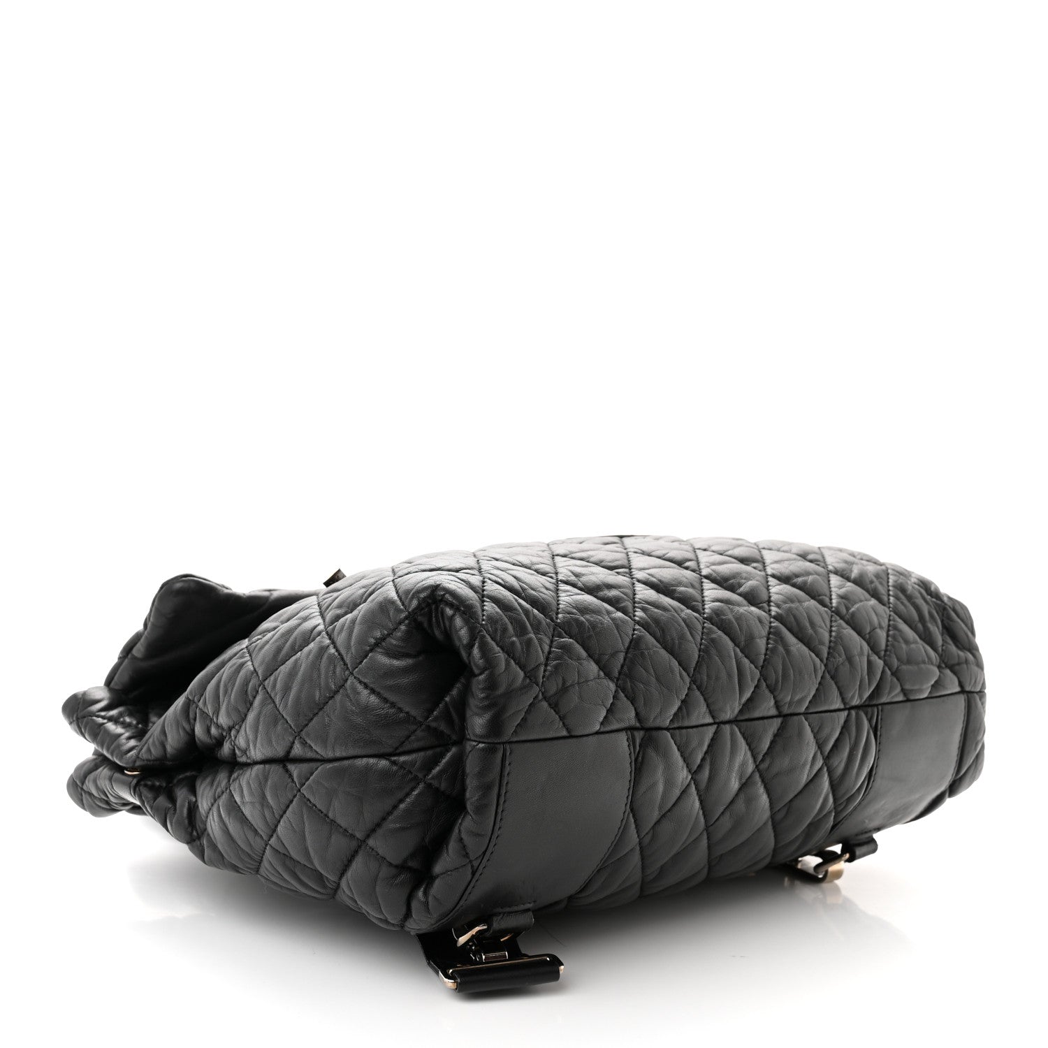 Chanel Lambskin Quilted Coco Cocoon Backpack Black 4 of 11