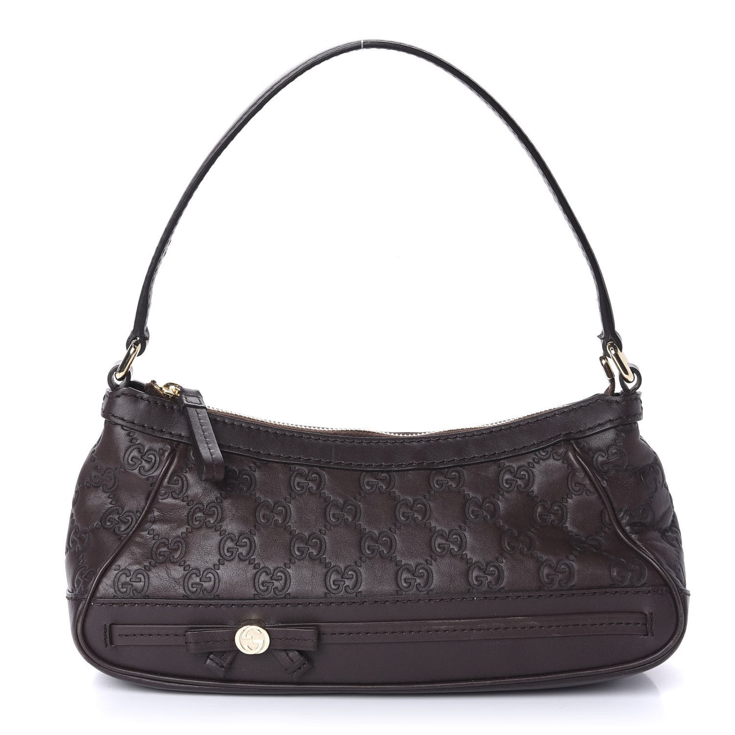 Guccissima Small Mayfair Shoulder Bag Brown