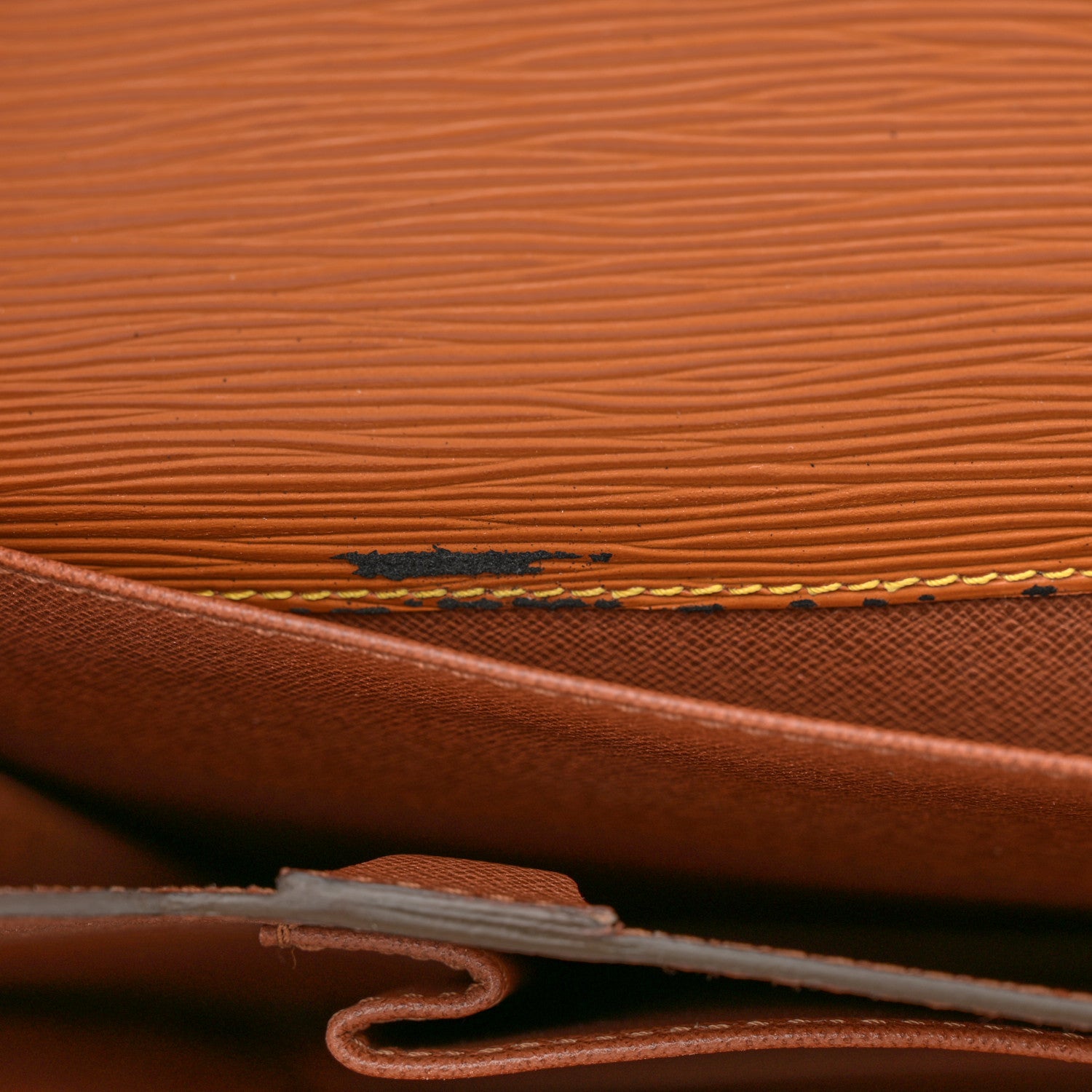 Louis Vuitton Epi Serviette Ambassadeur Briefcase Gold 12 of 22