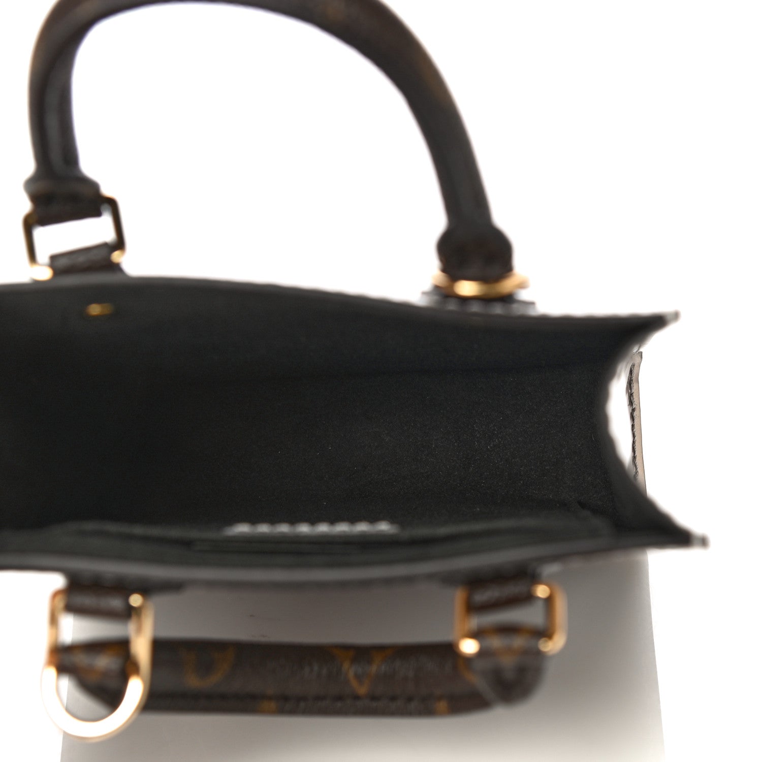 Louis Vuitton Vernis Monogram Petit Sac Plat Taupe Metallise 5 of 10