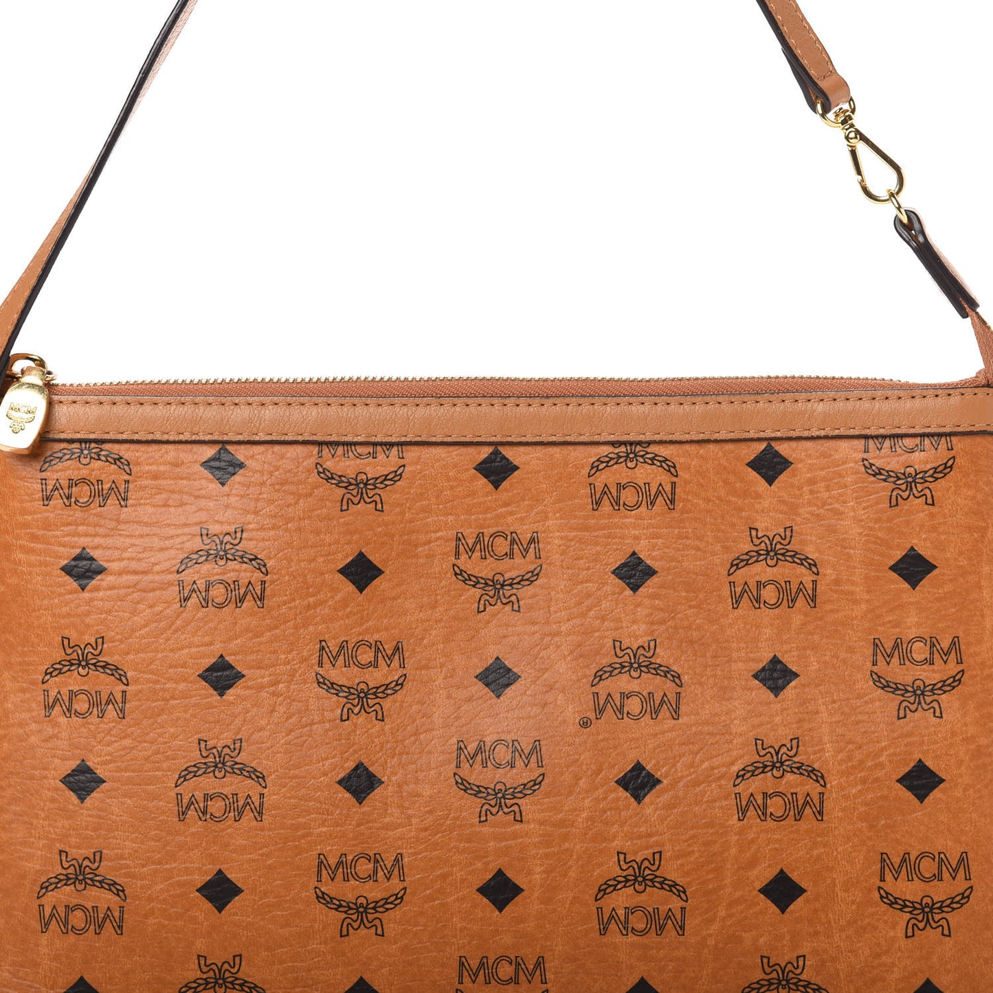 Visetos Liz Shopper Tote Pouch Cognac