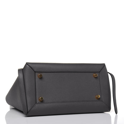 Celine Grained Calfskin Mini Belt Bag Grey 4 of 21