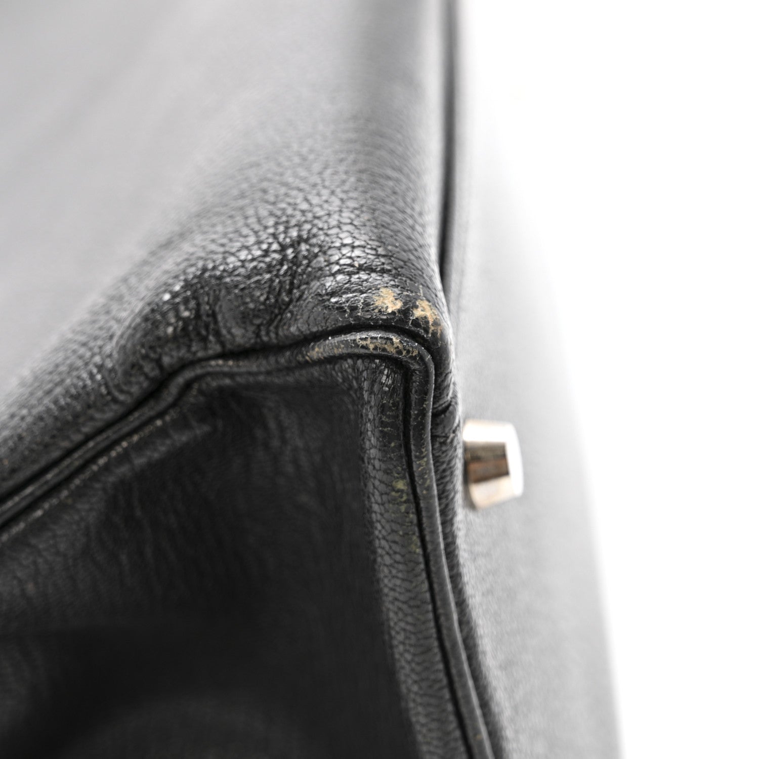 Hermes Chevre De Coromandel Kelly Retourne 35 Black 11 of 19
