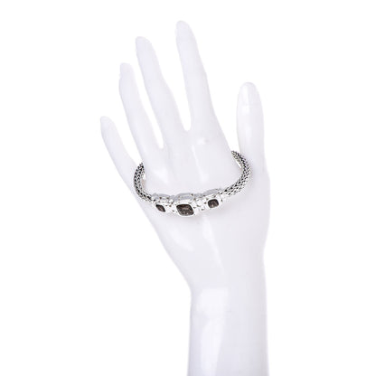John Hardy Sterling Silver Smoky Quartz Batu Kali Bracelet 2 of 5