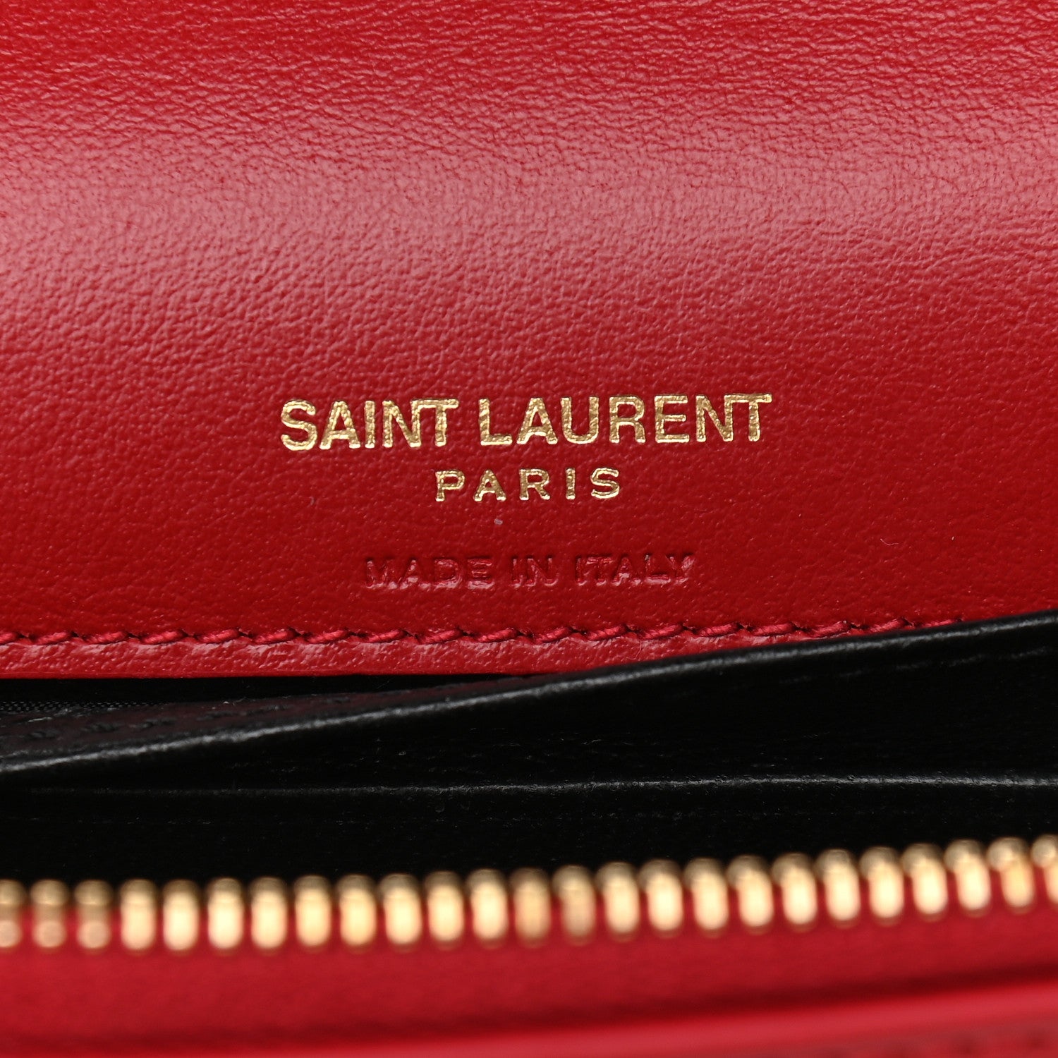 Saint Laurent Smooth Calfskin Monogram Kate Belt Bag Red 6 of 9