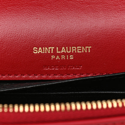 Saint Laurent Smooth Calfskin Monogram Kate Belt Bag Red 6 of 9