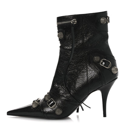 Balenciaga Agneau Arena Cagole 90mm Ankle Boots 39 Black 1 of 11