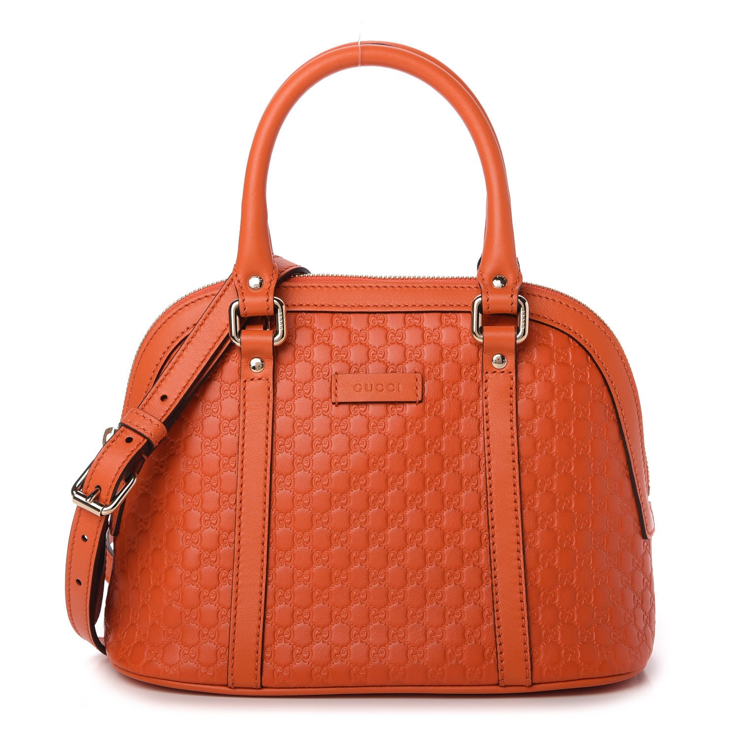 Gucci Microguccissima Mini Dome Bag Sun Orange 1 of 10