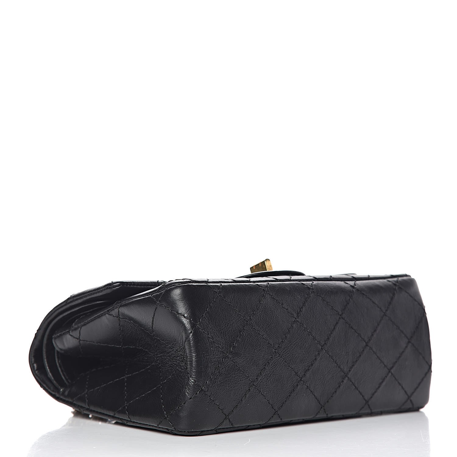 Chanel Aged Calfskin Quilted 2.55 Reissue 224 Flap Black 4 of 11