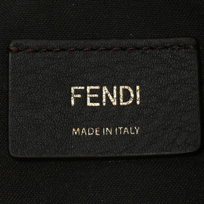 Fendi Fabric Jacquard Vitello Grace FF 1974 Small Fendigraphy Hobo Bag Tobacco Moro Ebano 6 of 10