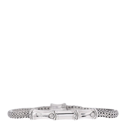 John Hardy Sterling Silver 4mm Bamboo Chain Bracelet 1 of 4