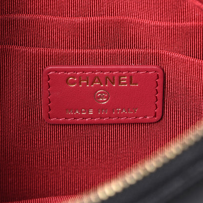 Chanel Goatskin Quilted 19 Cosmetic Case Black 5 of 7