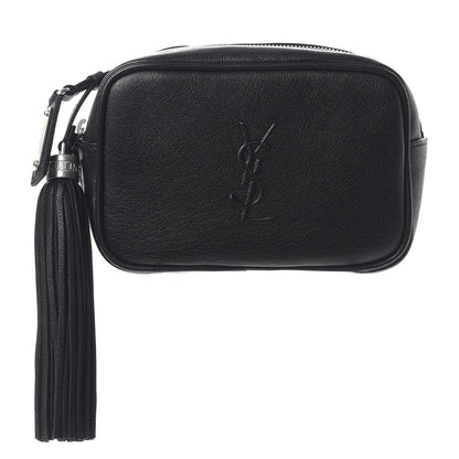 Saint Laurent Lambskin Monogram Lou Belt Bag Black 1 of 9
