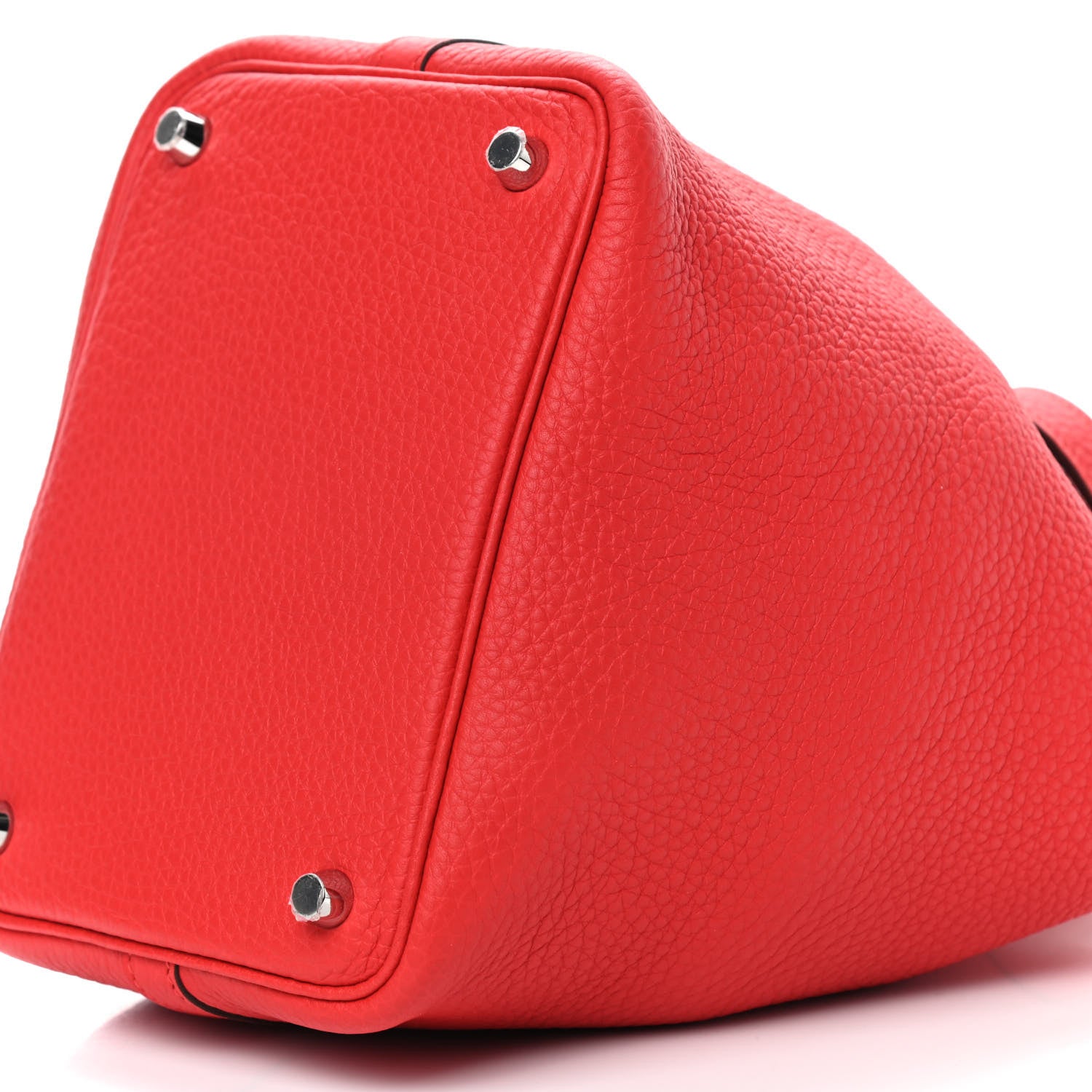 Hermes Taurillon Clemence Picotin Lock 18 PM Rouge De Coeur 9 of 9