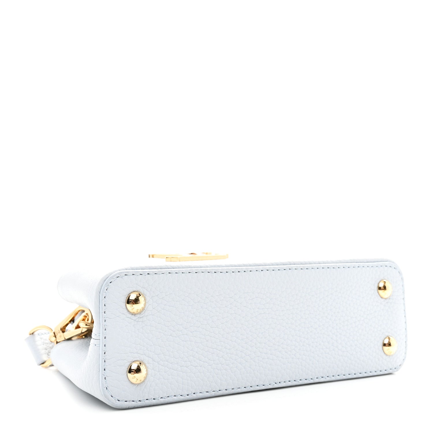 Louis Vuitton LV X TM Taurillon Capucines East West Mini Olympe Blue 4 of 9