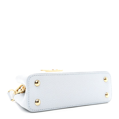 Louis Vuitton LV X TM Taurillon Capucines East West Mini Olympe Blue 4 of 9