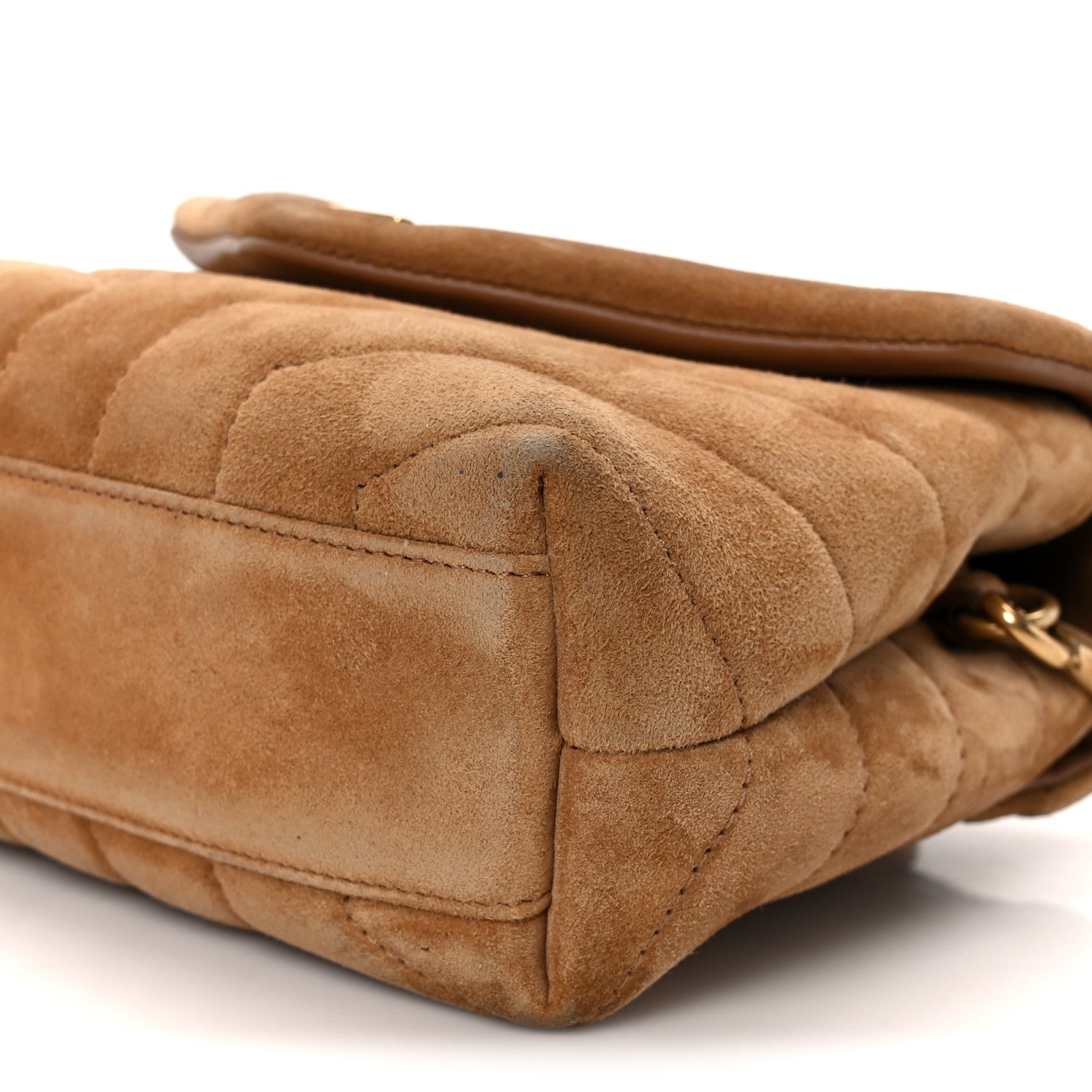 Saint Laurent Suede Toy Loulou Shoulder Bag Cinnamon 11 of 11