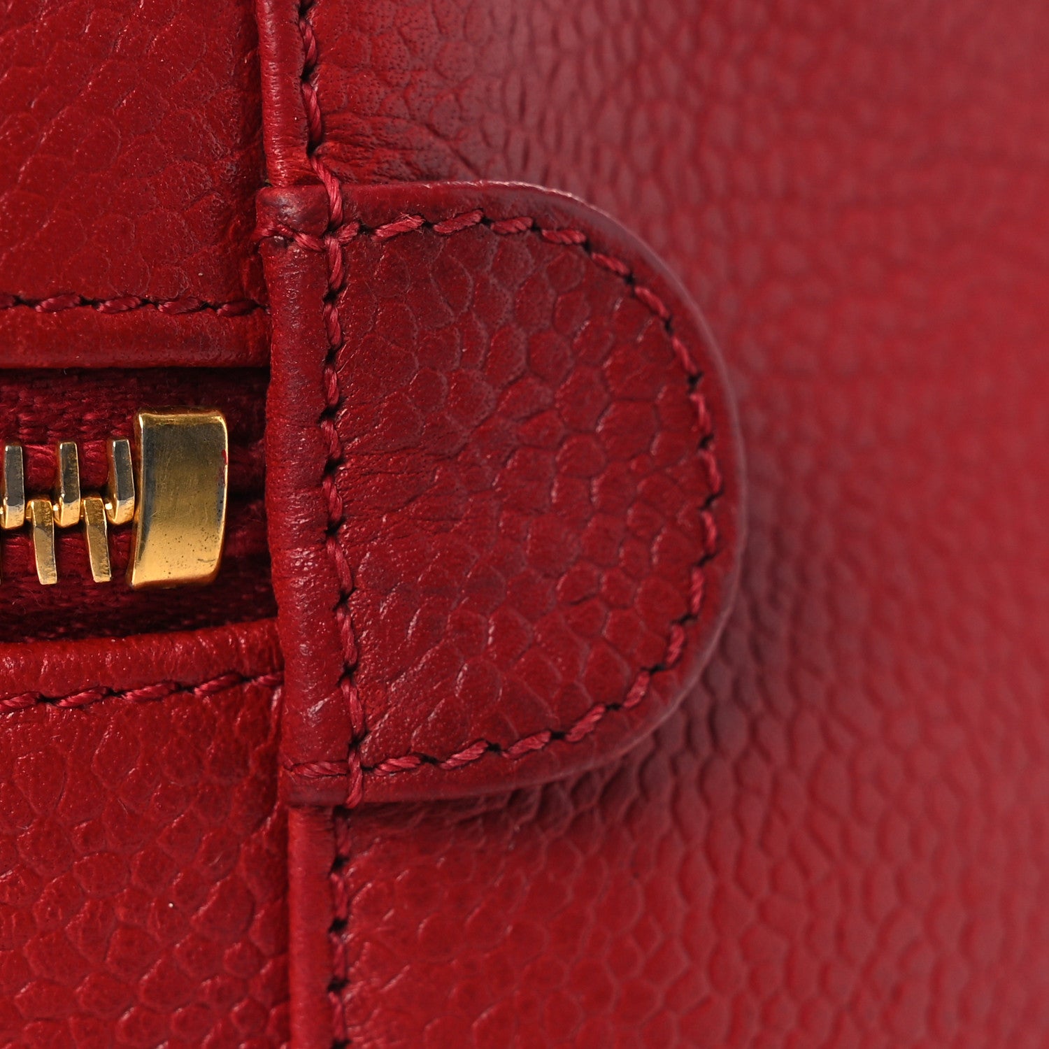 Chanel Caviar Vanity Cosmetic Case Red 12 of 16