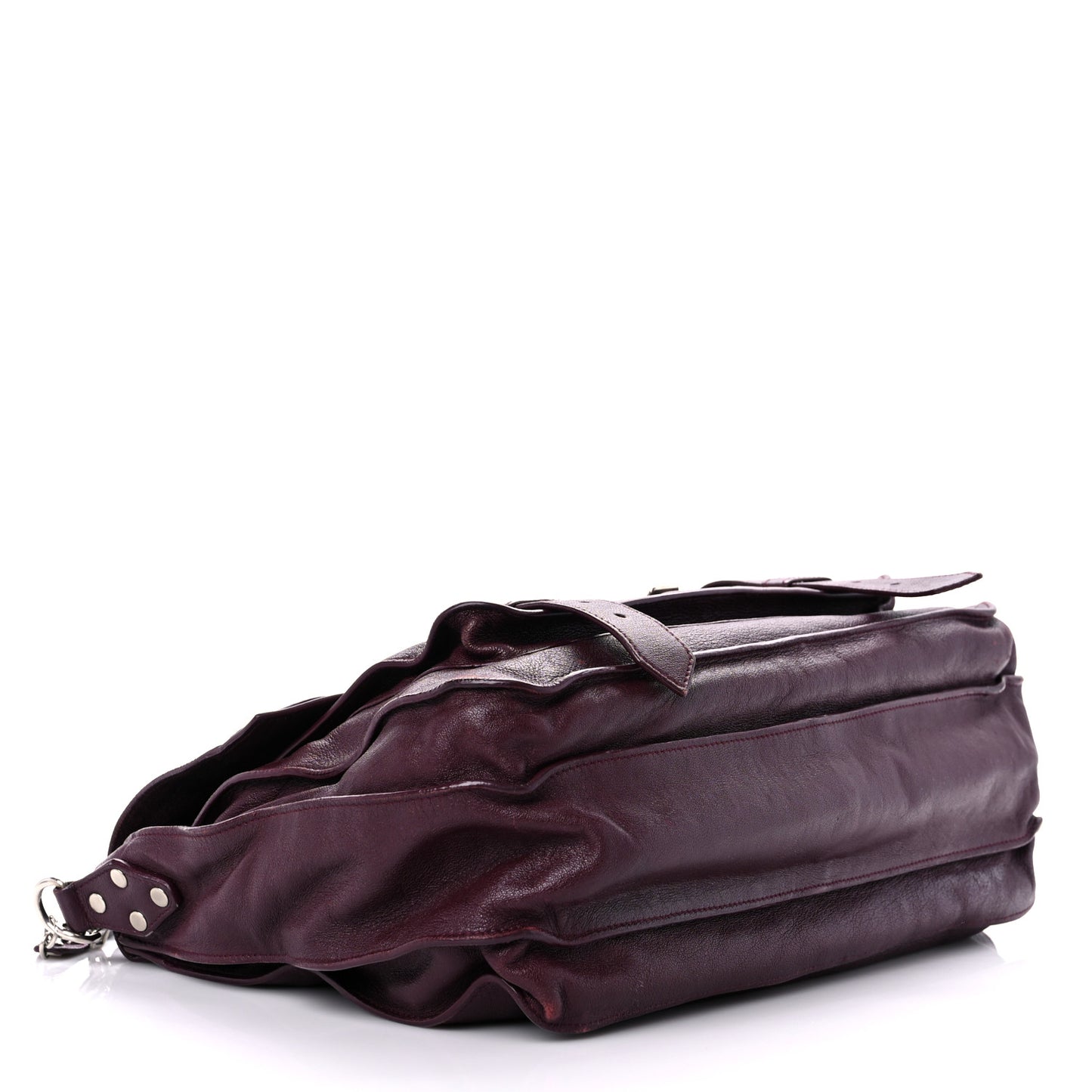 Lambskin PS1 Large Satchel Oxblood