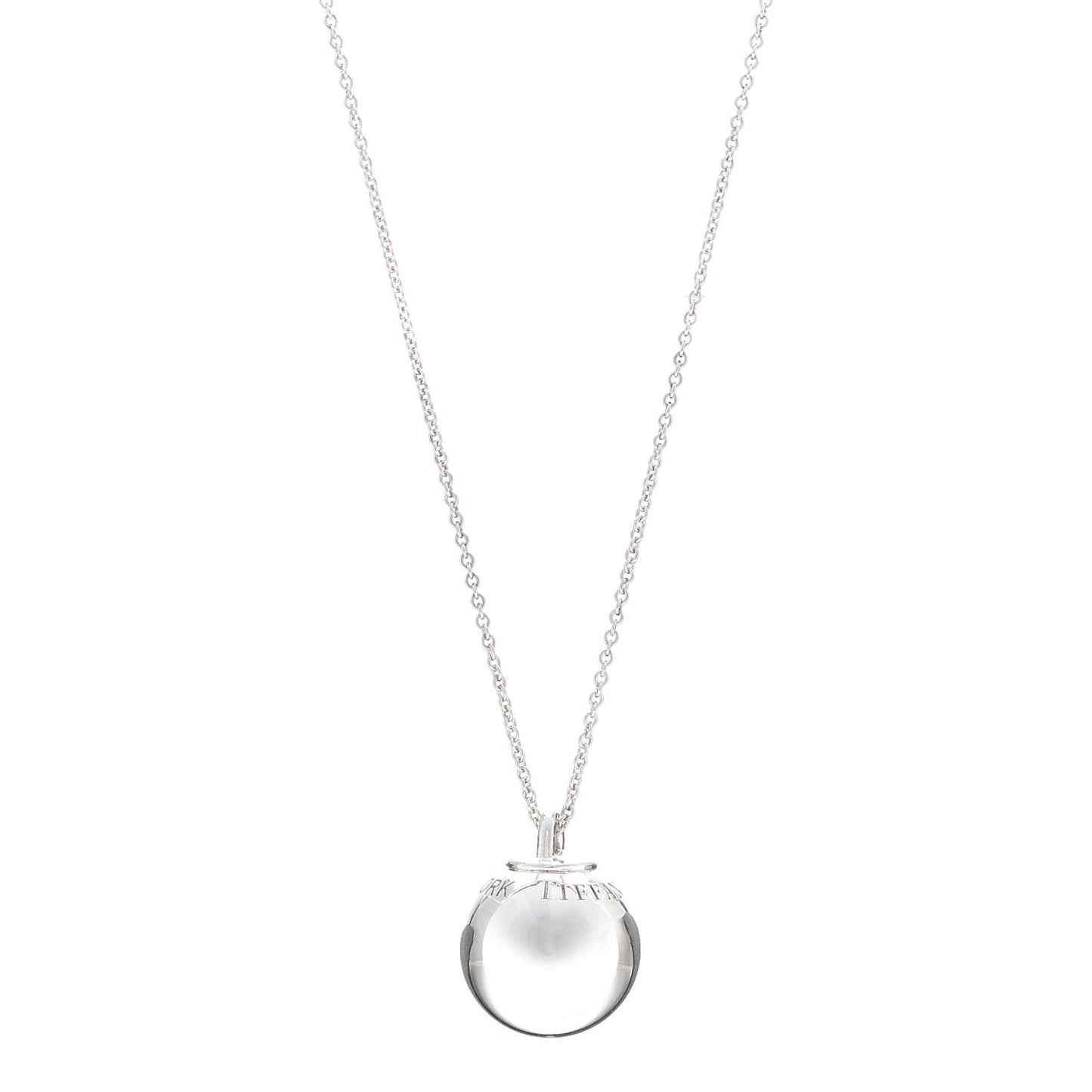 Sterling Silver 19mm HardWear Ball Pendant Necklace