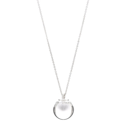 Tiffany Sterling Silver 19mm HardWear Ball Pendant Necklace 1 of 4