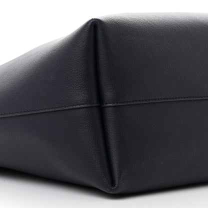 Saint Laurent Calfskin Large Shopping Tote Deep Marine 11 of 15