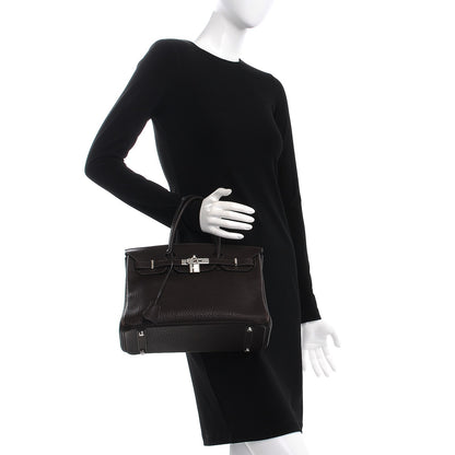 Hermes Fjord Birkin 30 Chocolate 2 of 29