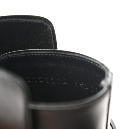 Hermes Calfskin Veo Ankle Boots 35 Black 8 of 9