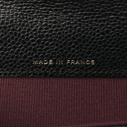 Chanel Caviar Quilted Flap Card Holder Wallet Black 7 of 10