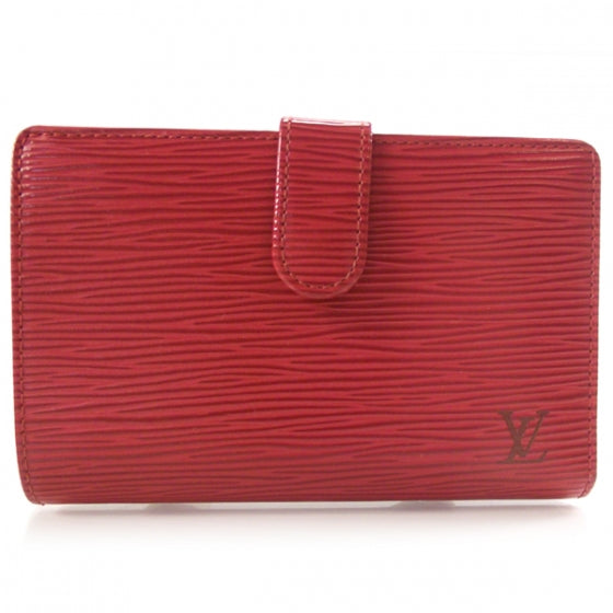 Epi French Purse Wallet Red