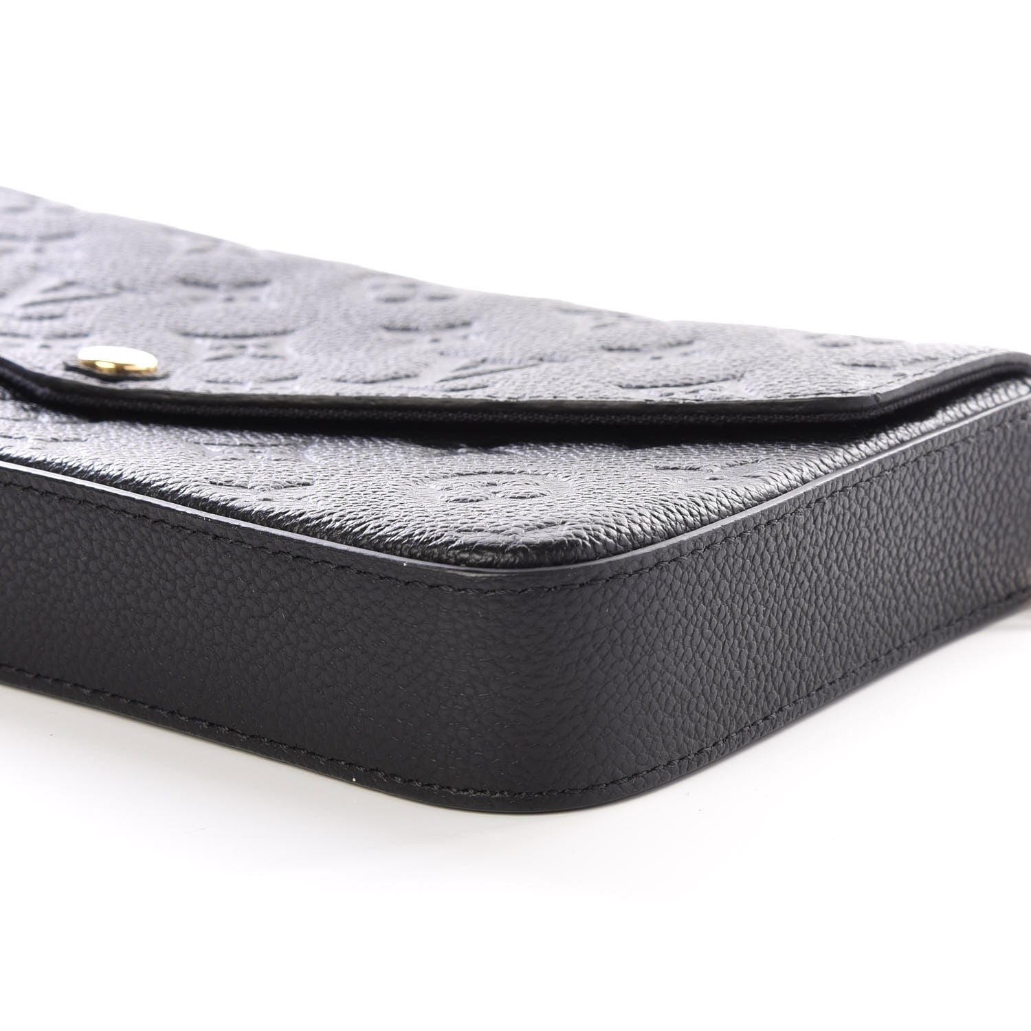 Louis Vuitton Empreinte Pochette Felicie Chain Wallet Black 6 of 9