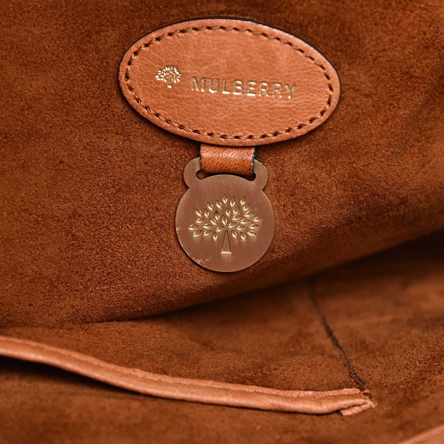 Mulberry Large Grain Nappa Oversized Alexa Pumpkin 7 of 16
