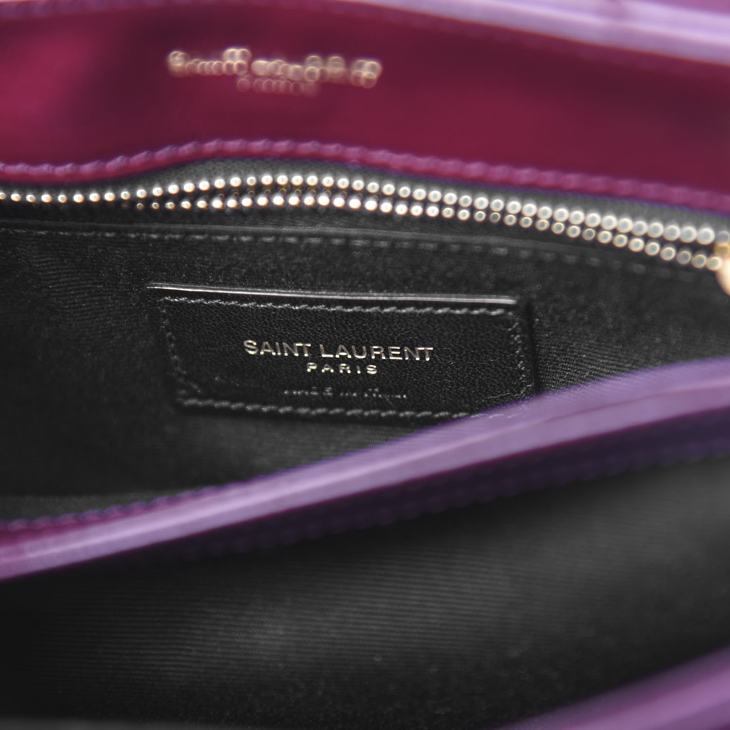 Saint Laurent Calfskin Y Quilted Monogram Toy Loulou Monogram Crossbody Bag Rouge Legion 6 of 10