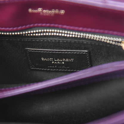 Saint Laurent Calfskin Y Quilted Monogram Toy Loulou Monogram Crossbody Bag Rouge Legion 6 of 10